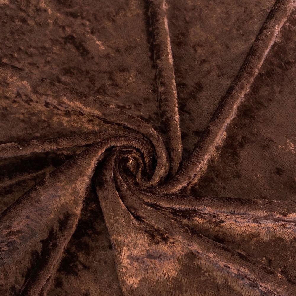 Brown Crushed Velvet