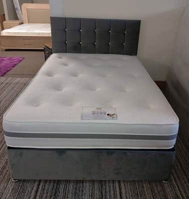 Diamonds Button Divan Bed - View 3