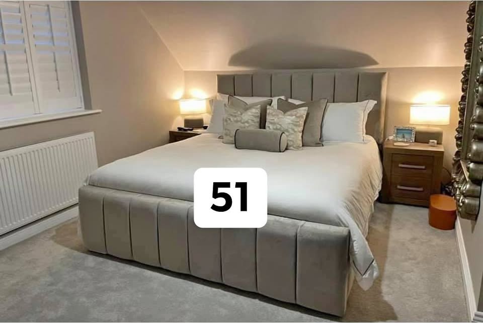 Arizona Panel Line Bed with Mattress