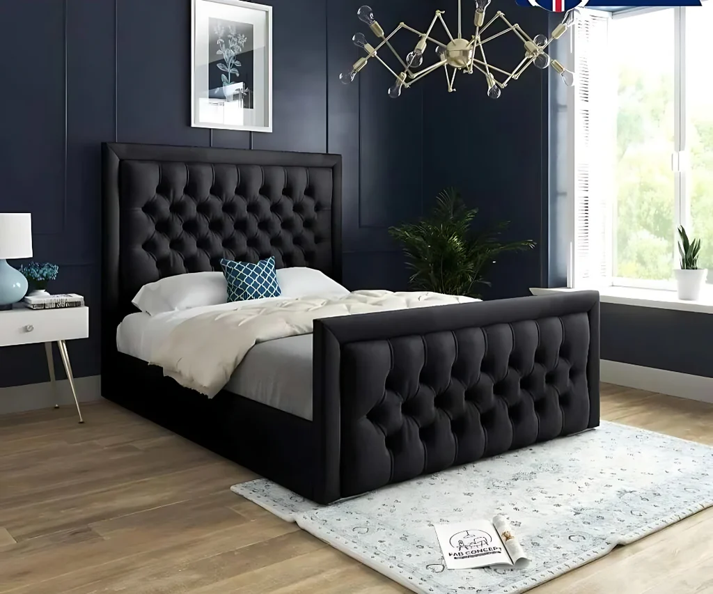 Hilton Bed Set with Headboard and Footboard
